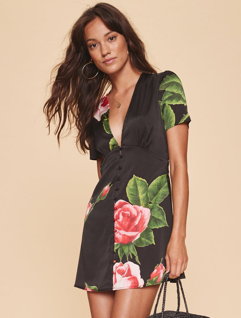 Dress 189 in Black Rose – LPA