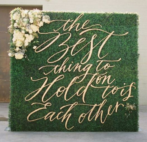 Hedge_Wall_Sign_for_Wedding