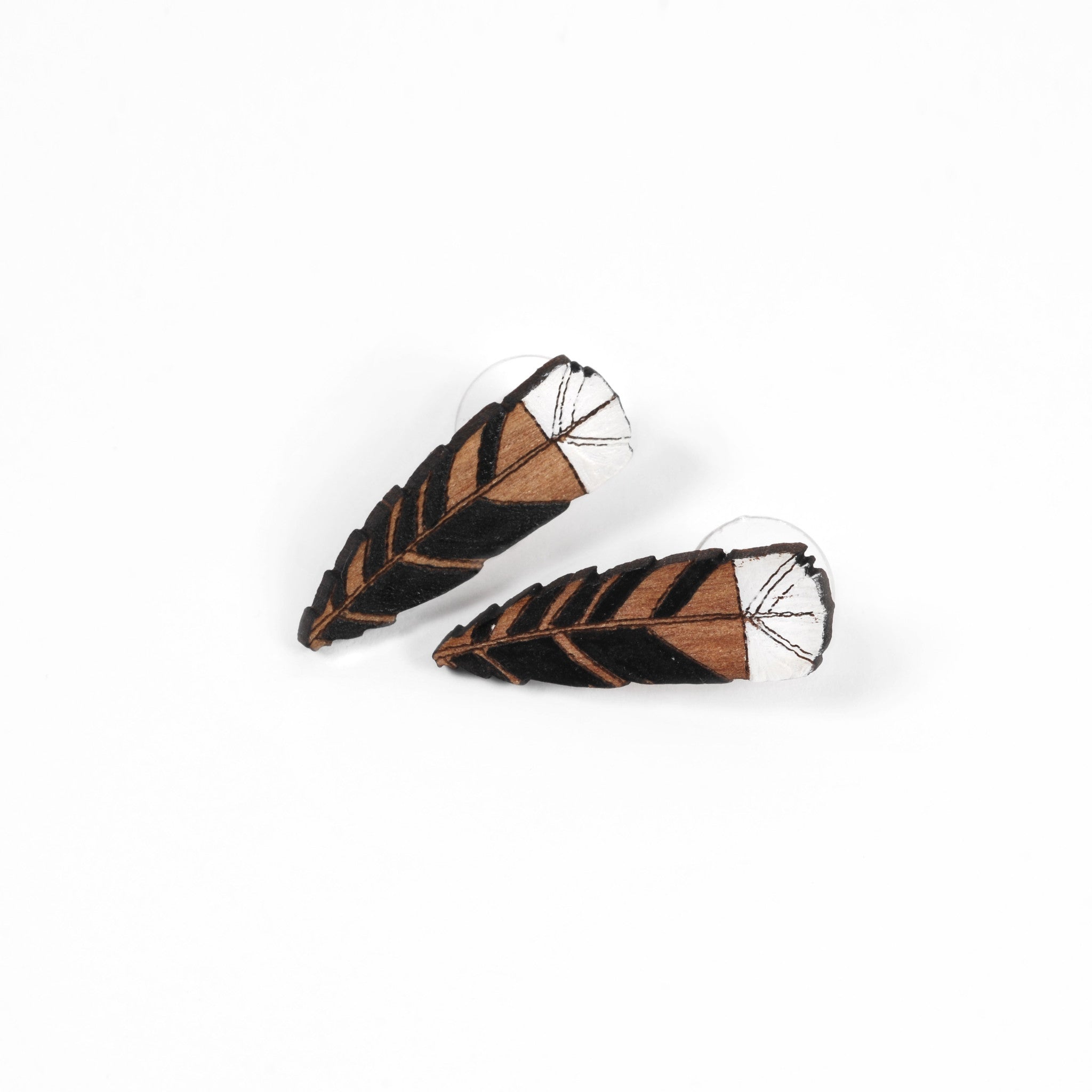 Huia Feather Earrings