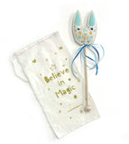 Mint Bunny Wand with Believe in Magic Gift Bag