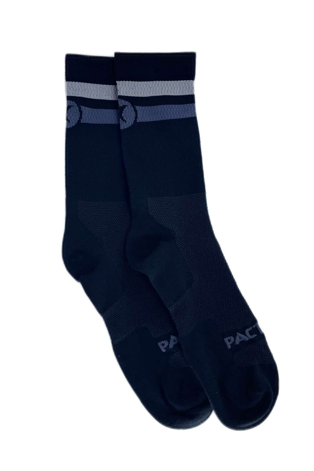 Charcoal Cycling Socks - Summit Stripe