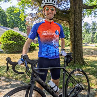 David Blanchard primalblends Ambassador - New England Parkinson's Ride