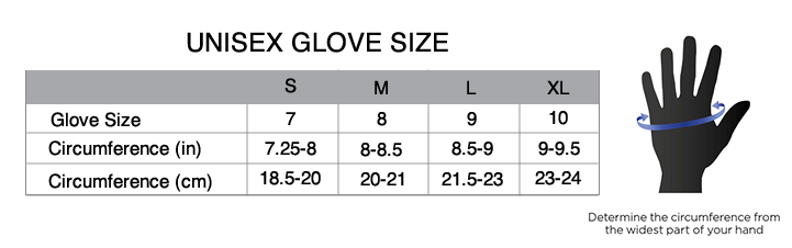 Pactimo Size Chart