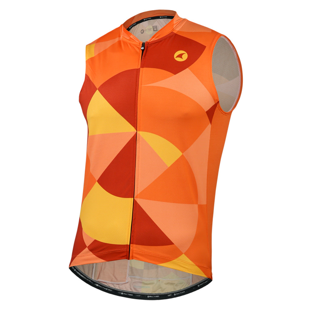 sleeveless cycling jersey with pockets