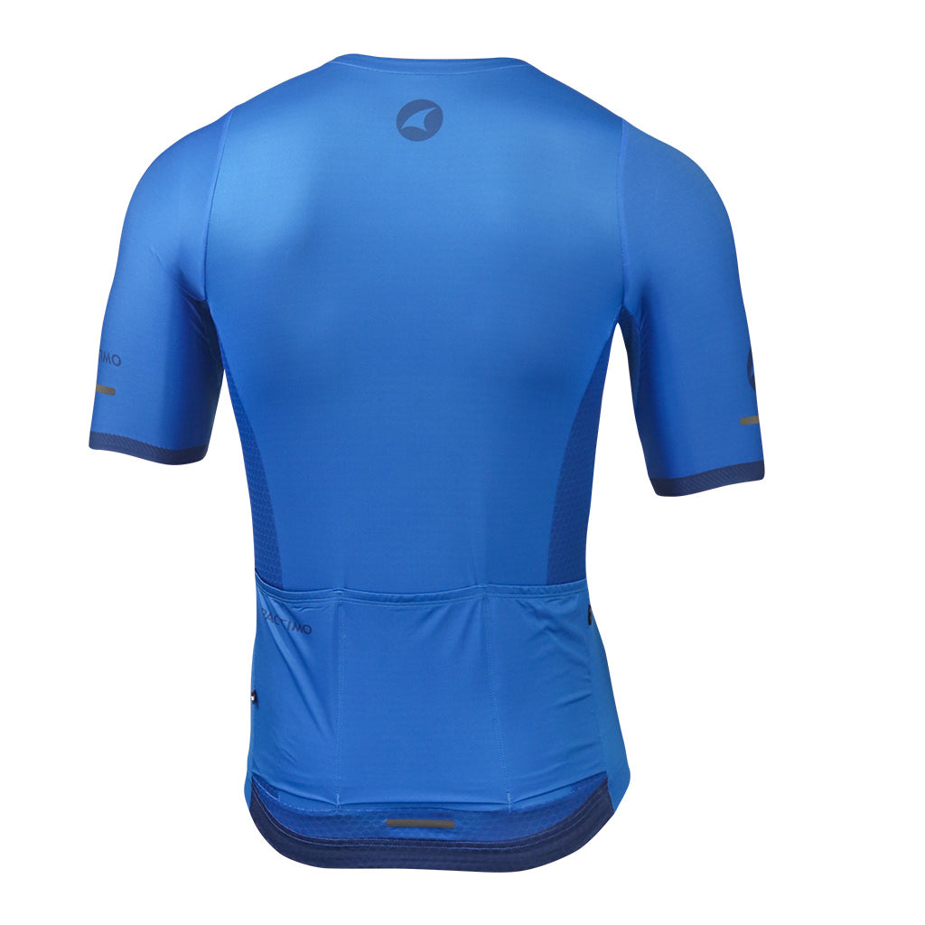 Best Cycling Jerseys for Men Back View #color_blue