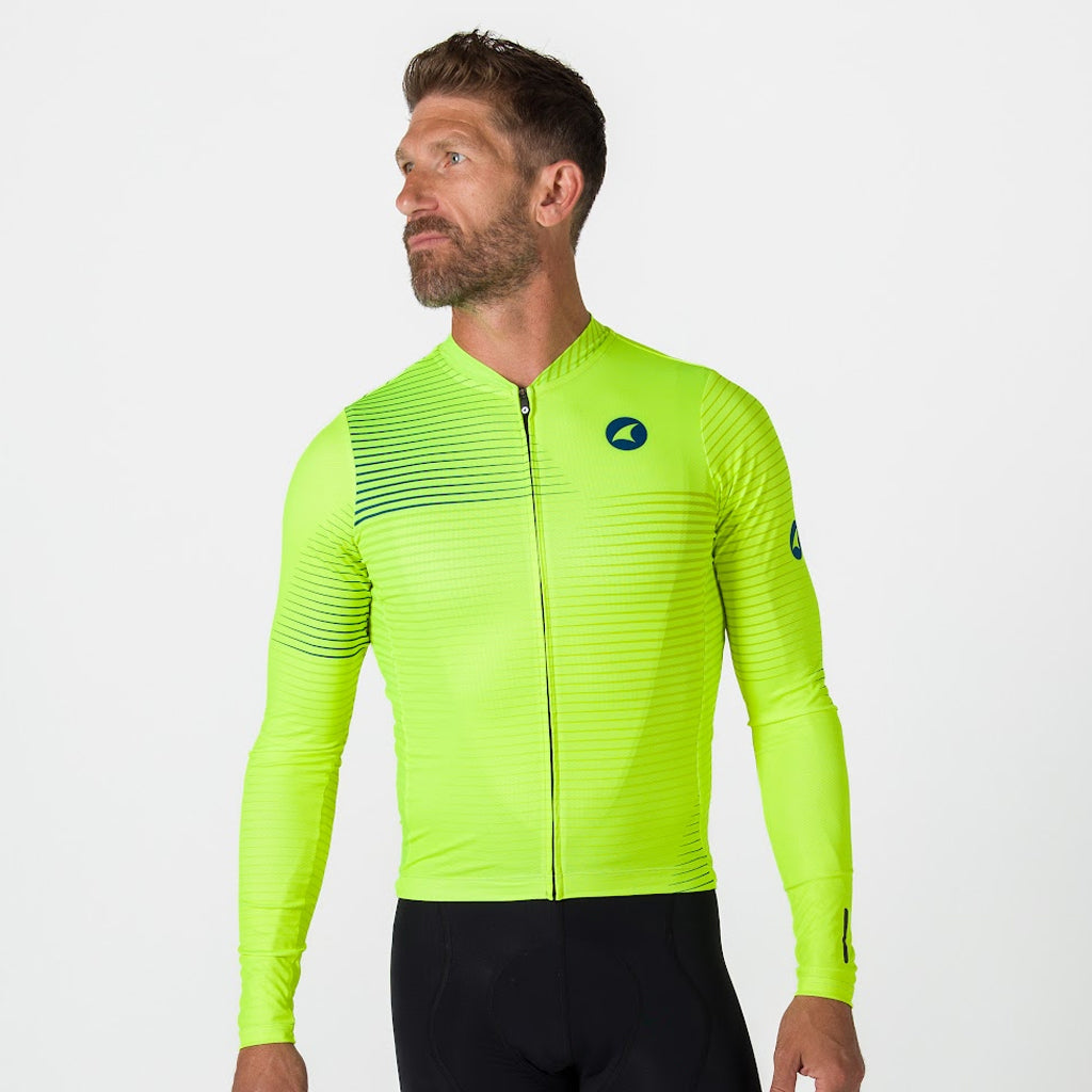 long sleeve aero cycling jersey