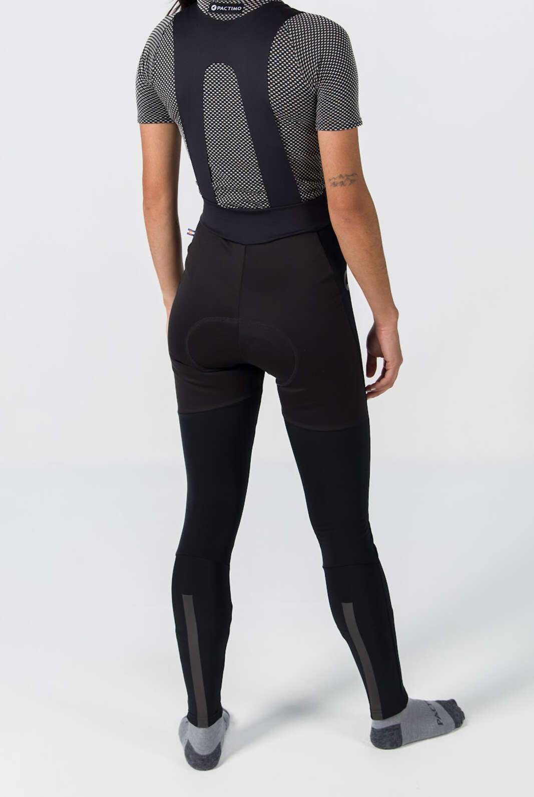 Women's 3/4 Thermal Cycling Bib Tights, Water-Repelling