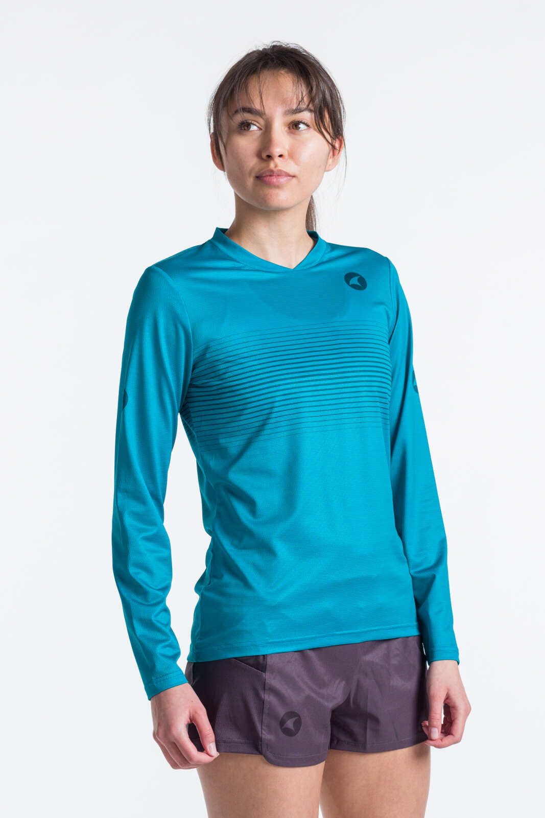 Women's Teal Running Shirt, Breathable & Lightweight