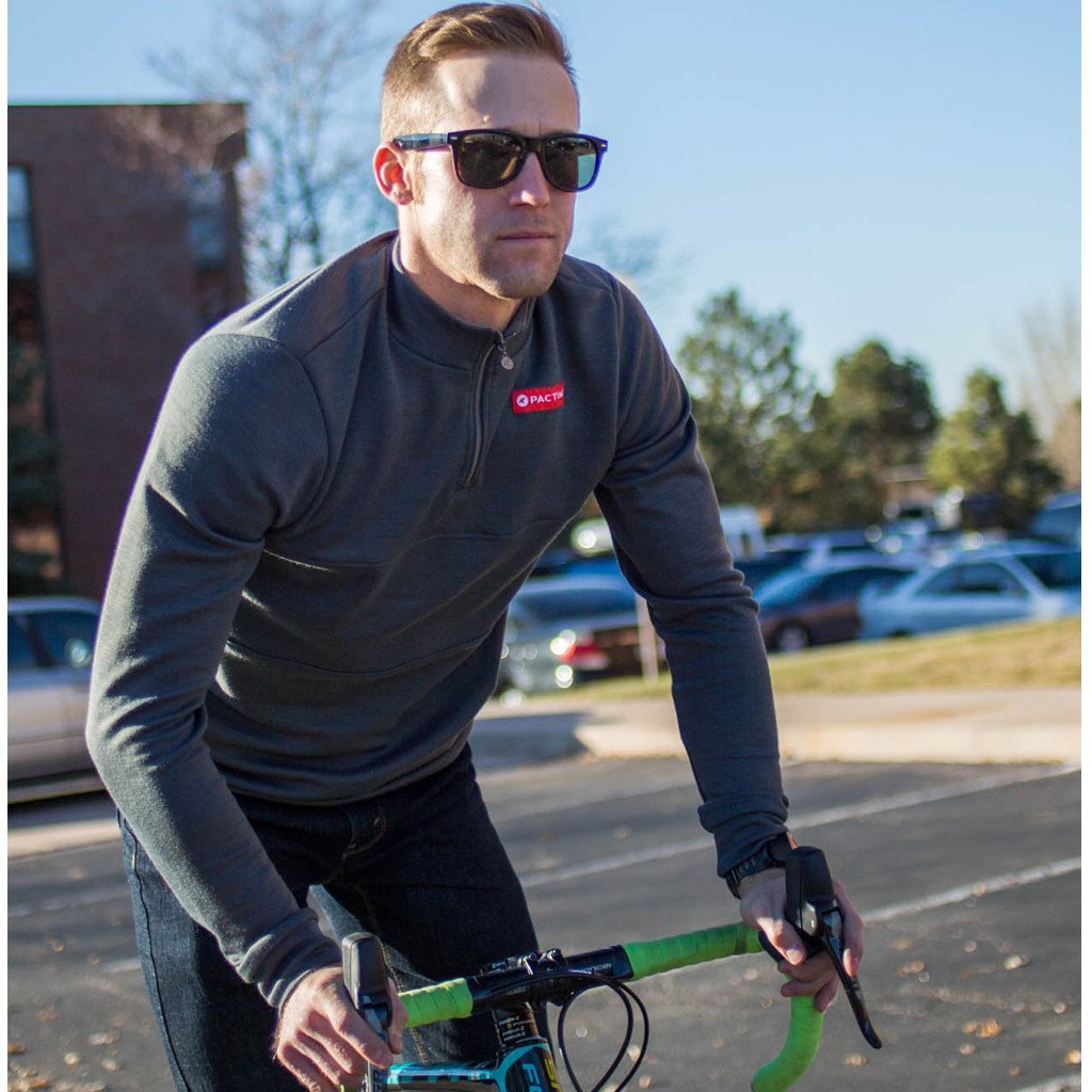 Retro Wool Cycling Jersey with Pockets 