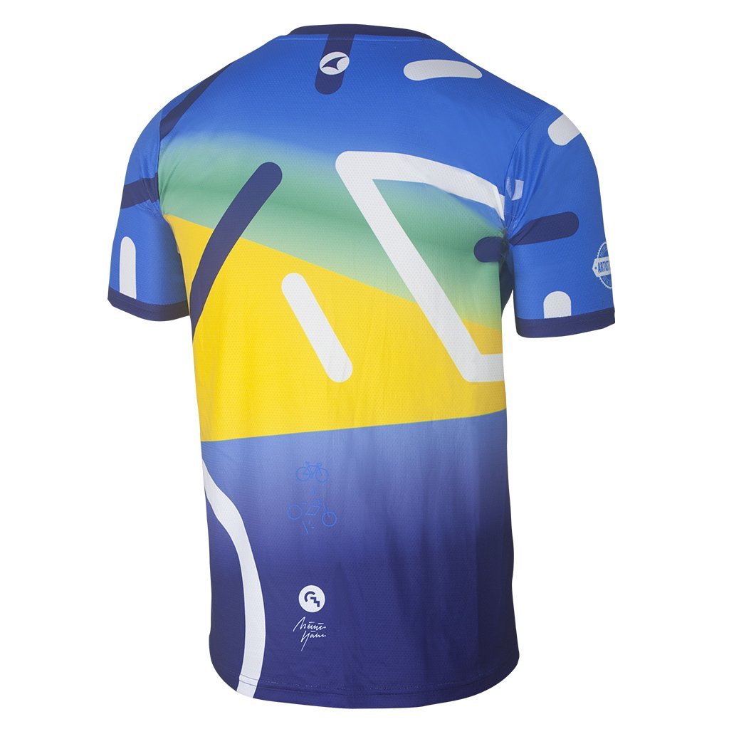 yellow mtb jersey