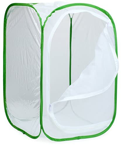 Mantis Butterfly Habitat Insect Cage - Round Pop Up Mesh Net 12 x