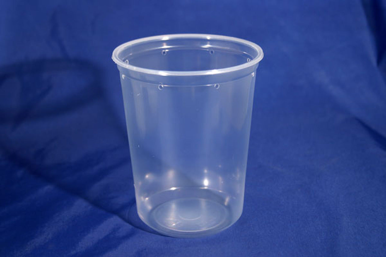 Portion Cups Insect Culture containers. Plastic (4 oz) with Lids