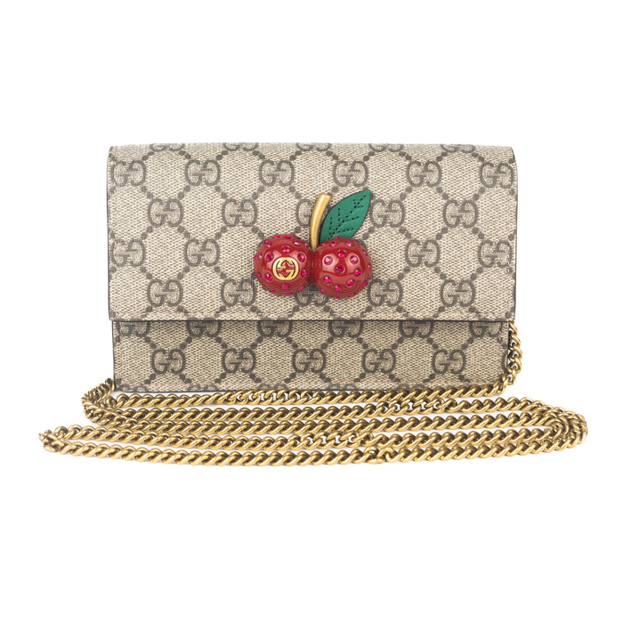 Gucci GG Supreme Mini Cherry bag — Luxurysnob