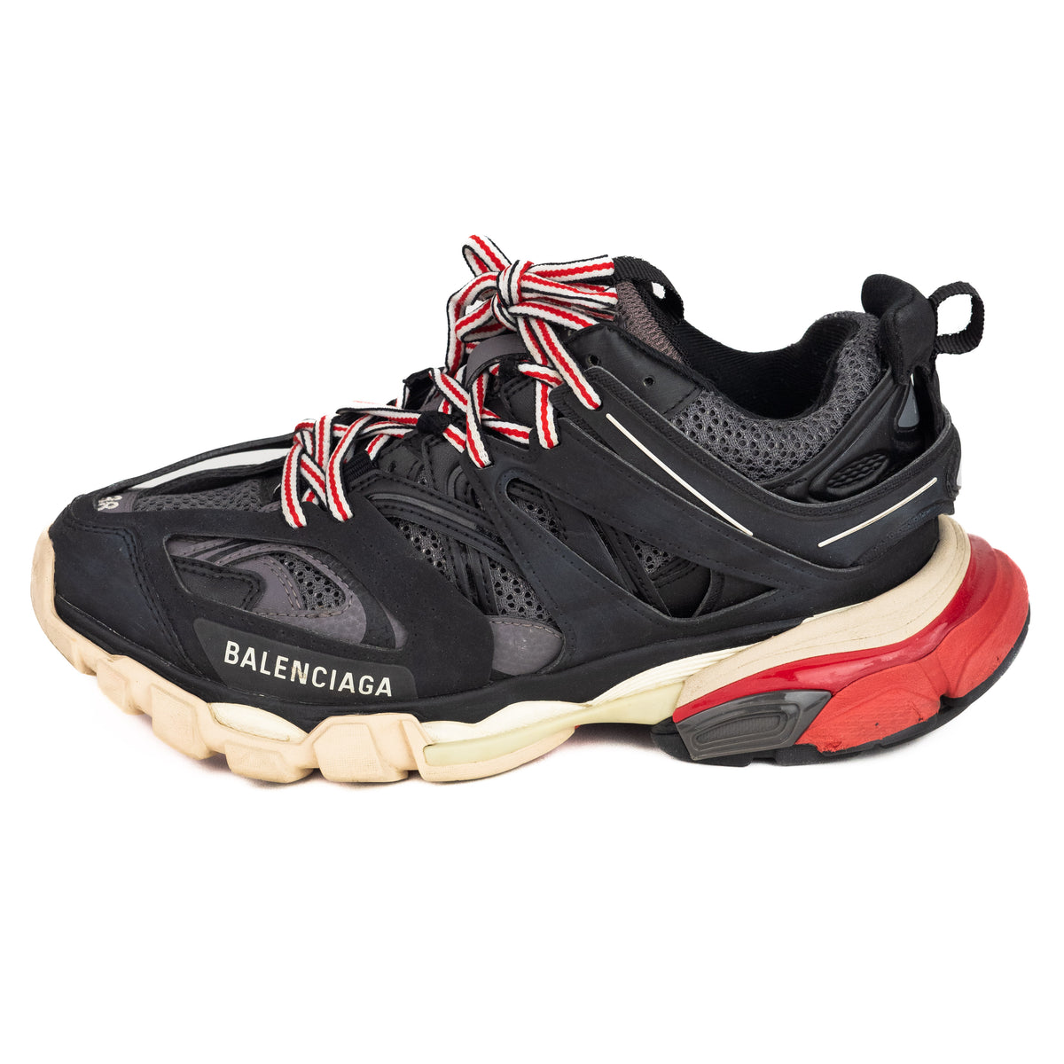 Balenciaga Track2 Black Red Grey Mens  568614 W2GN3 1350  US