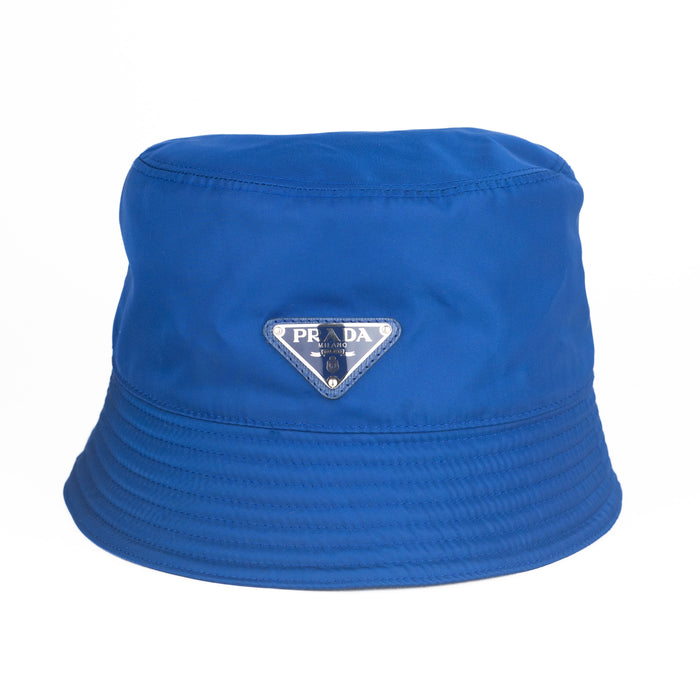 Prada Re-Nylon Bucket Hat in blue — Luxurysnob