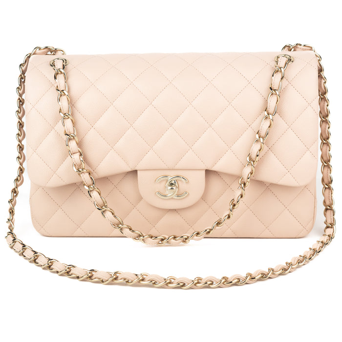 Chanel Jumbo Caviar Double Flap Bag — Luxurysnob