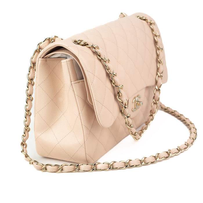 Chanel Jumbo Caviar Double Flap Bag — Luxurysnob