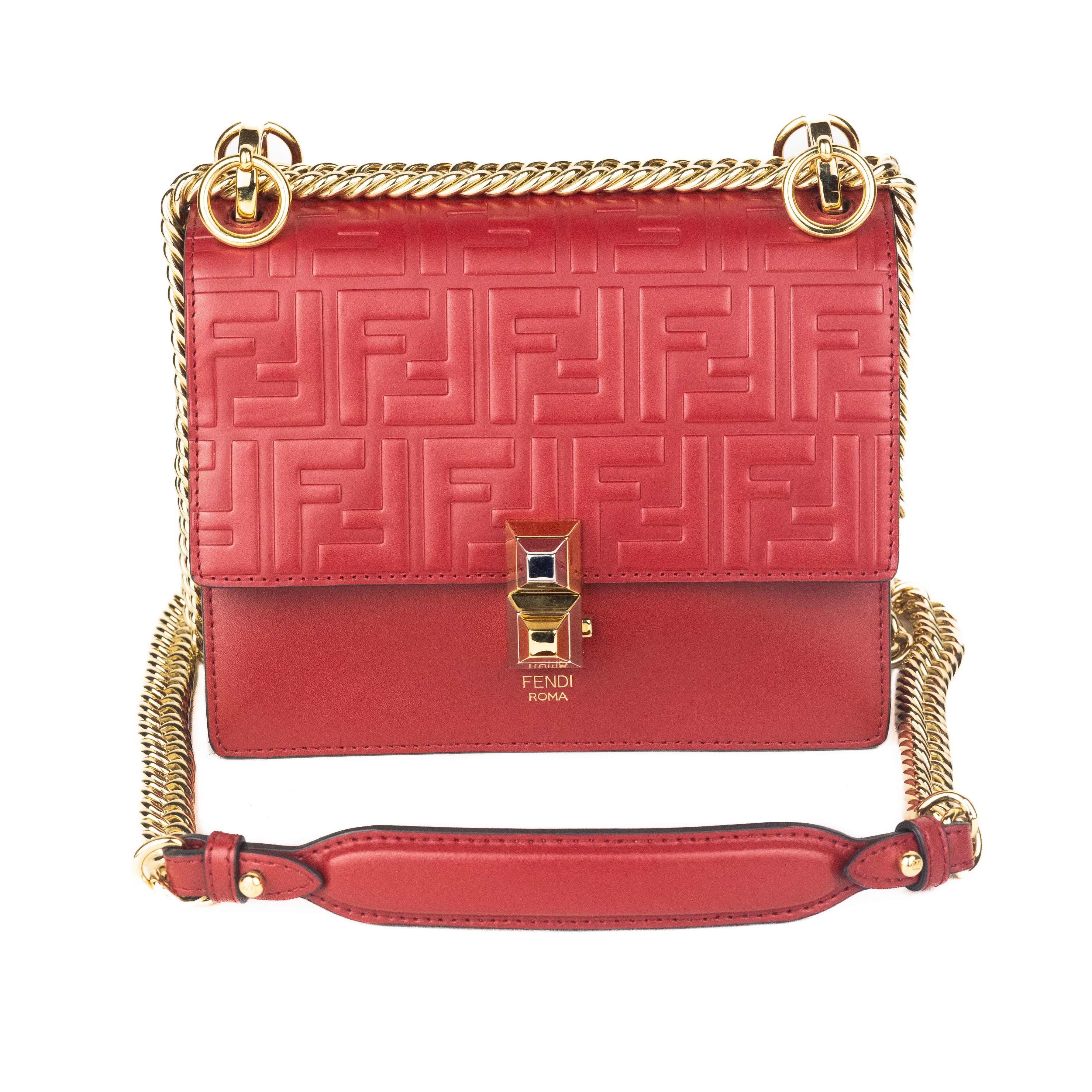 fendi roma red bag