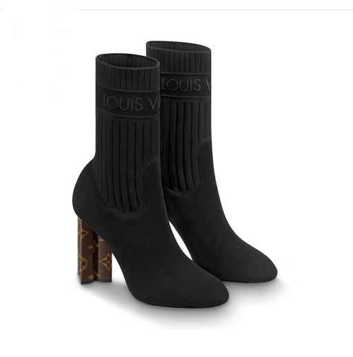 VUITTON SILHOUETTE ANKLE BOOT —
