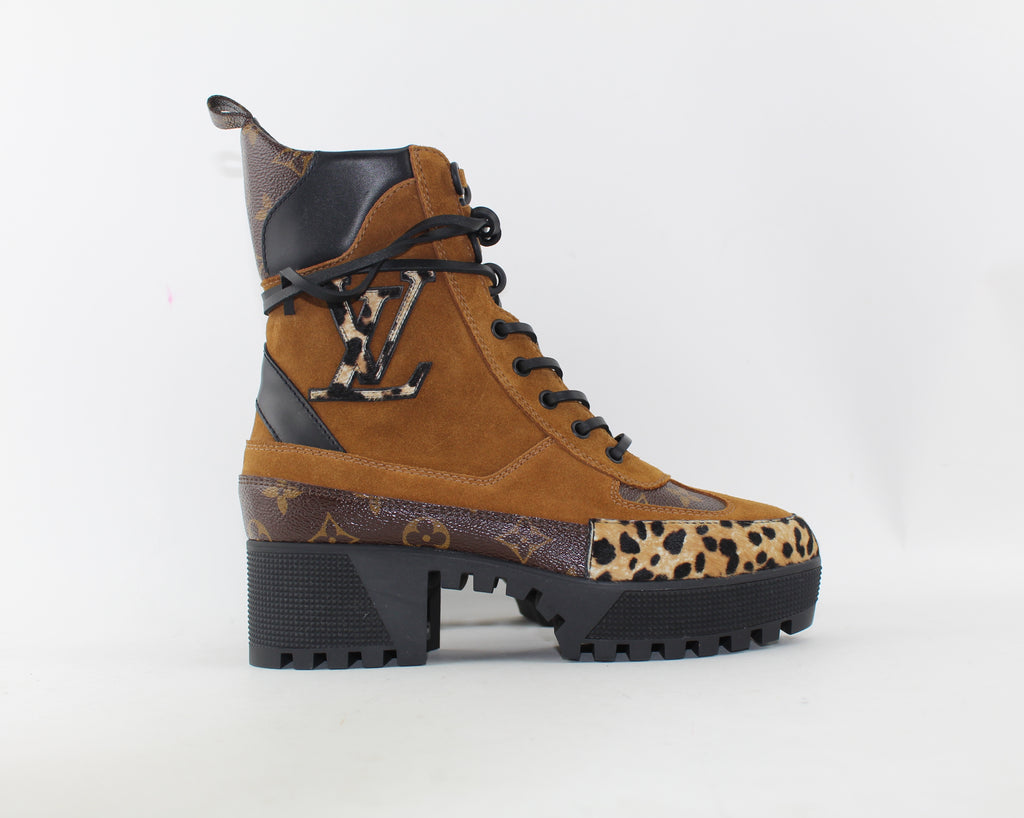 Louis Vuitton 2021 Laureate Platform Desert Boots at 1stDibs