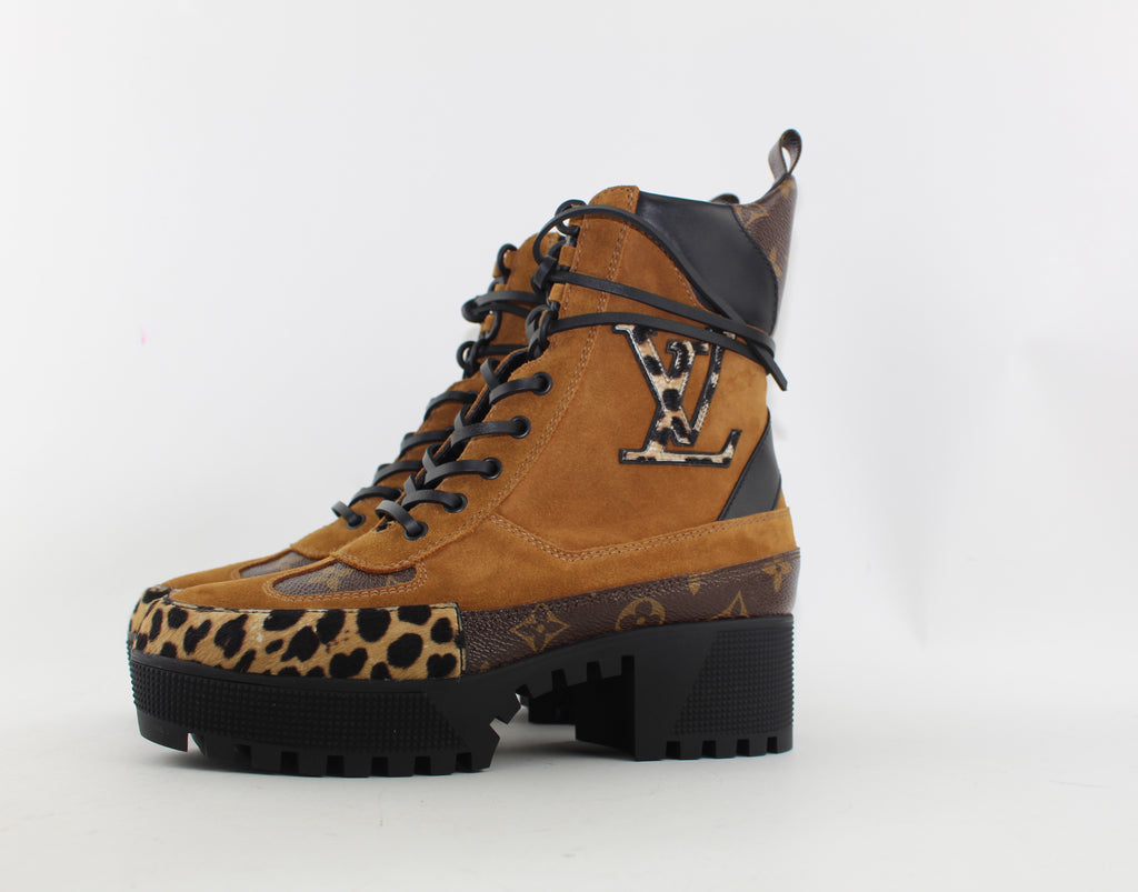 Louis Vuitton Laureate Platform Desert Boot | LuxurySnob Genuine Pre Owned Designer Goods