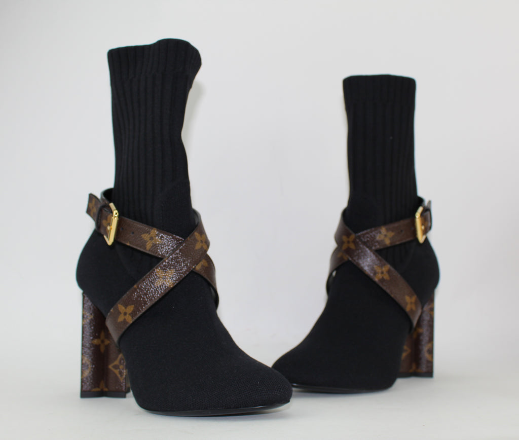 louis vuitton silhouette ankle boots