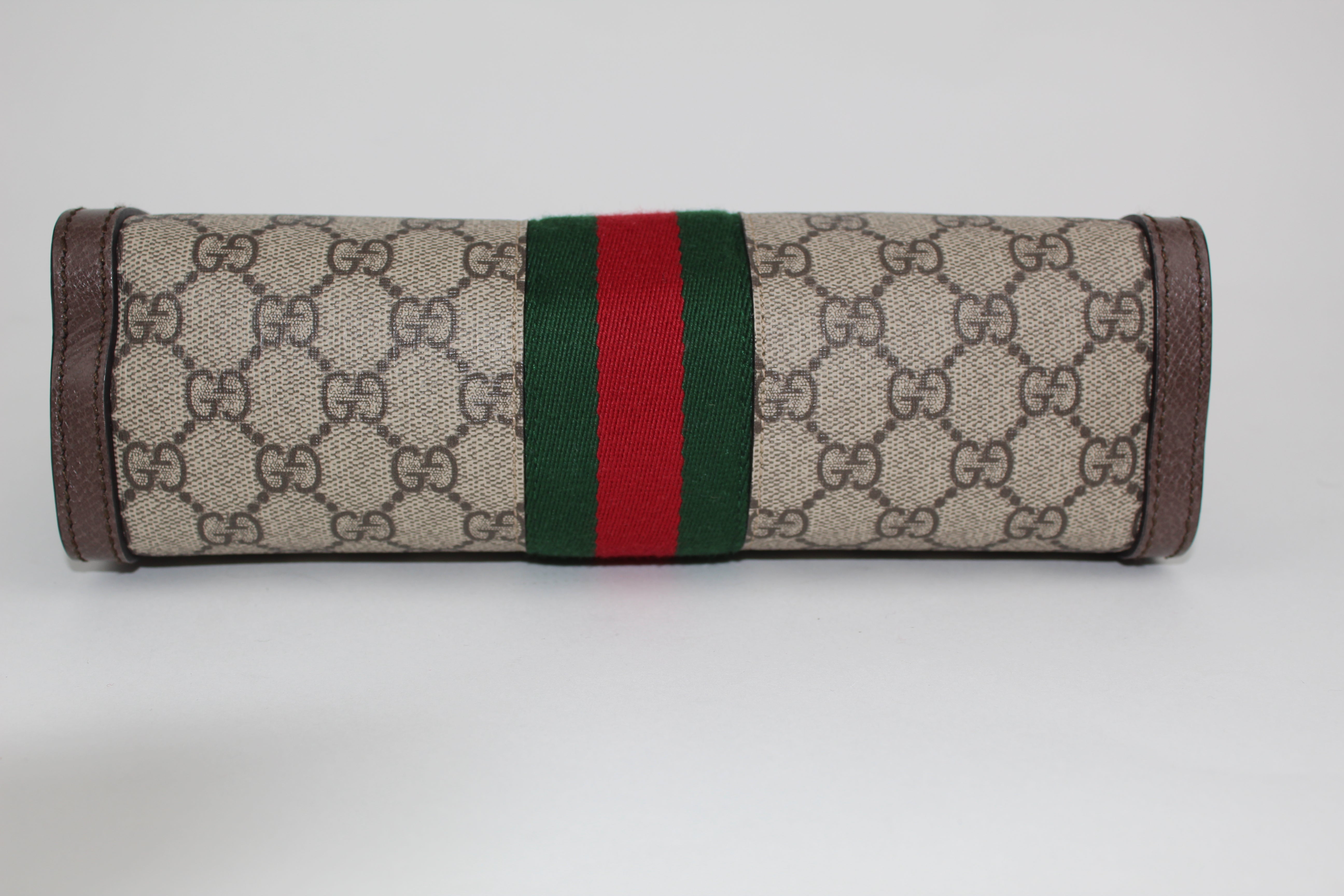 gucci linea dragoni gg supreme canvas small shoulder bag