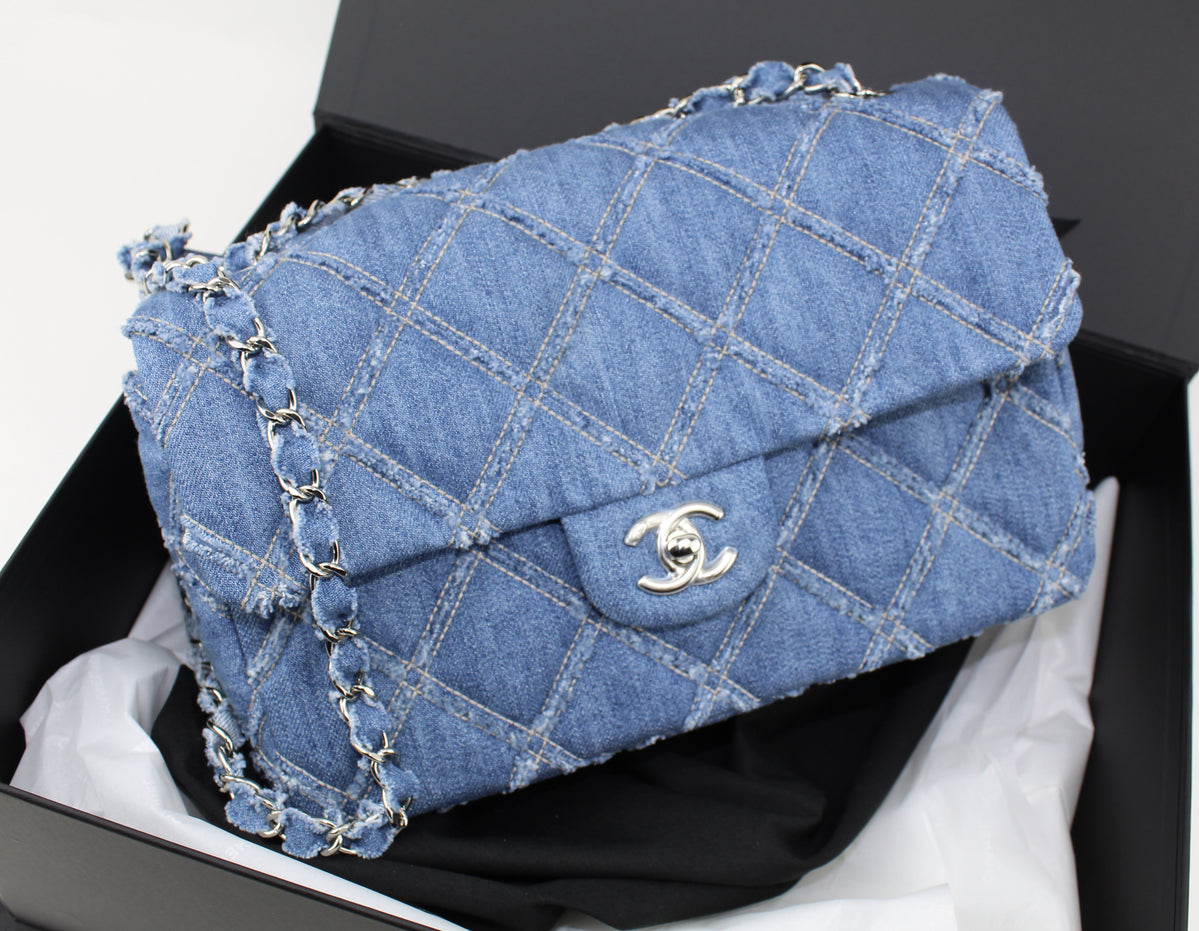 Chanel 19 Denim  Designer WishBags