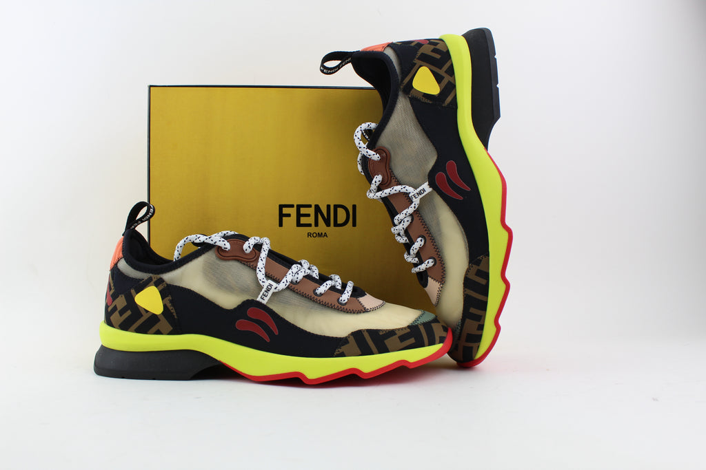 fendi ffreedom patchwork sneakers