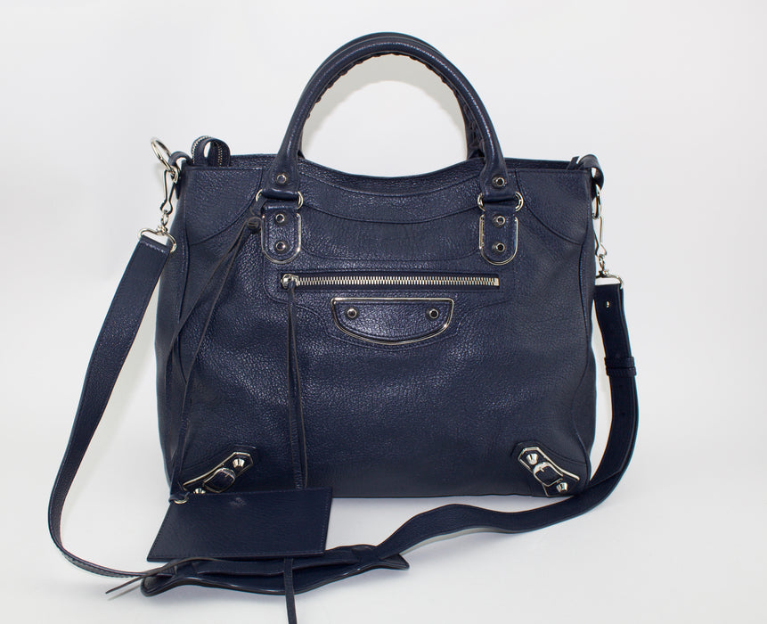 Balenciaga Classic Metallic Edge City S Bag — Luxurysnob