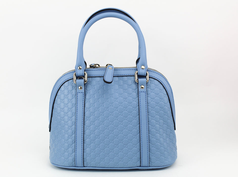 Gucci Micro Guccissima mini Dome bag blue — Luxurysnob
