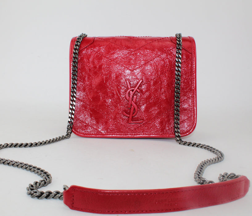 Saint Laurent Niki Baby Red Bag — Luxurysnob