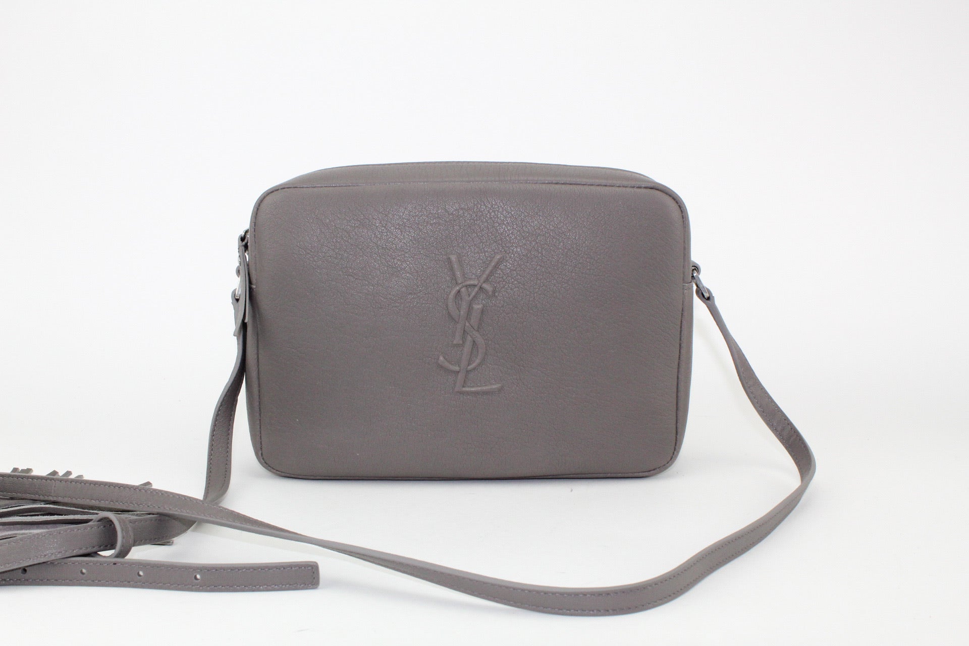 Ysl Lou Camera Bag In Smooth Leather