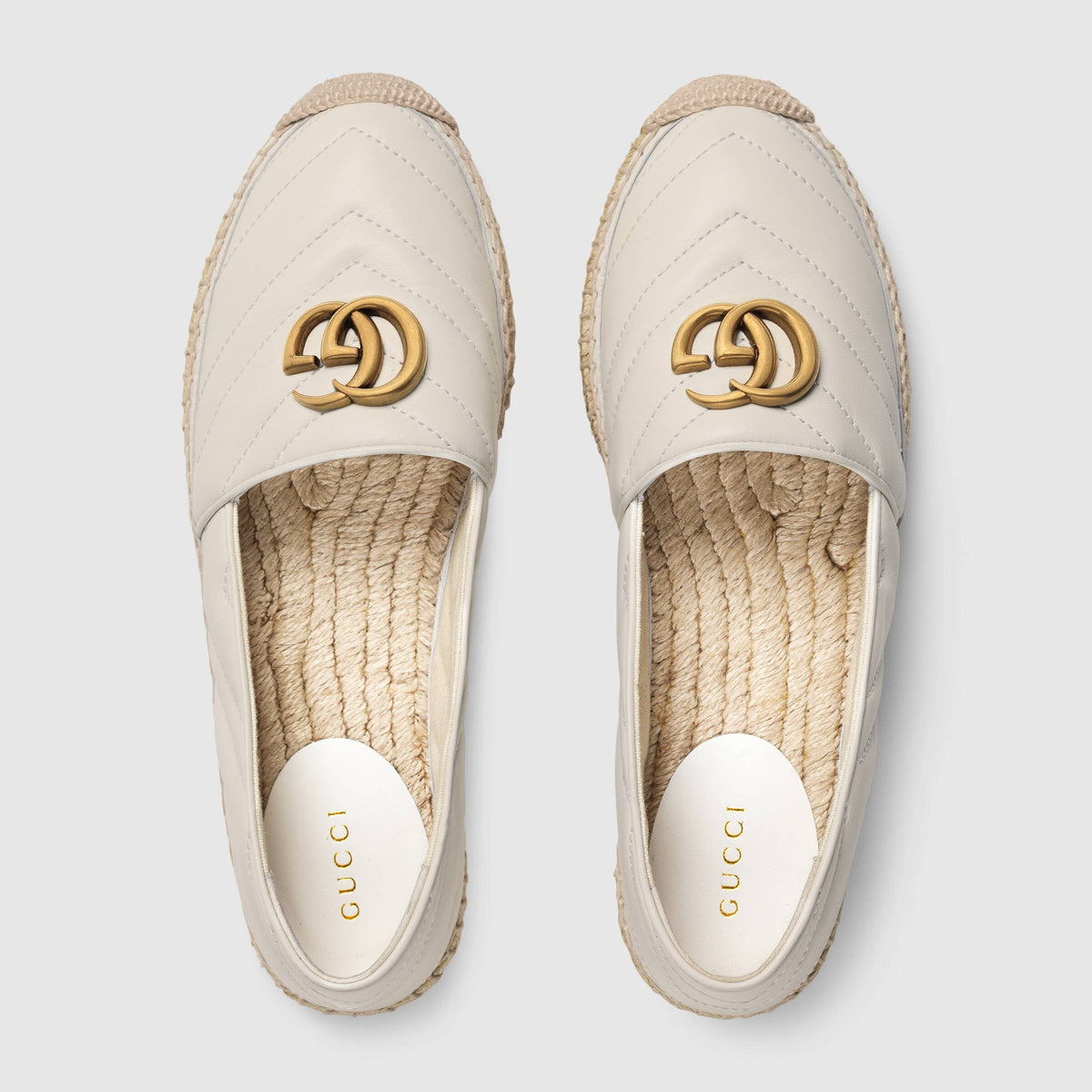 GUCCI WOMEN'S MATELASSÉ ESPADRILLE — Luxurysnob