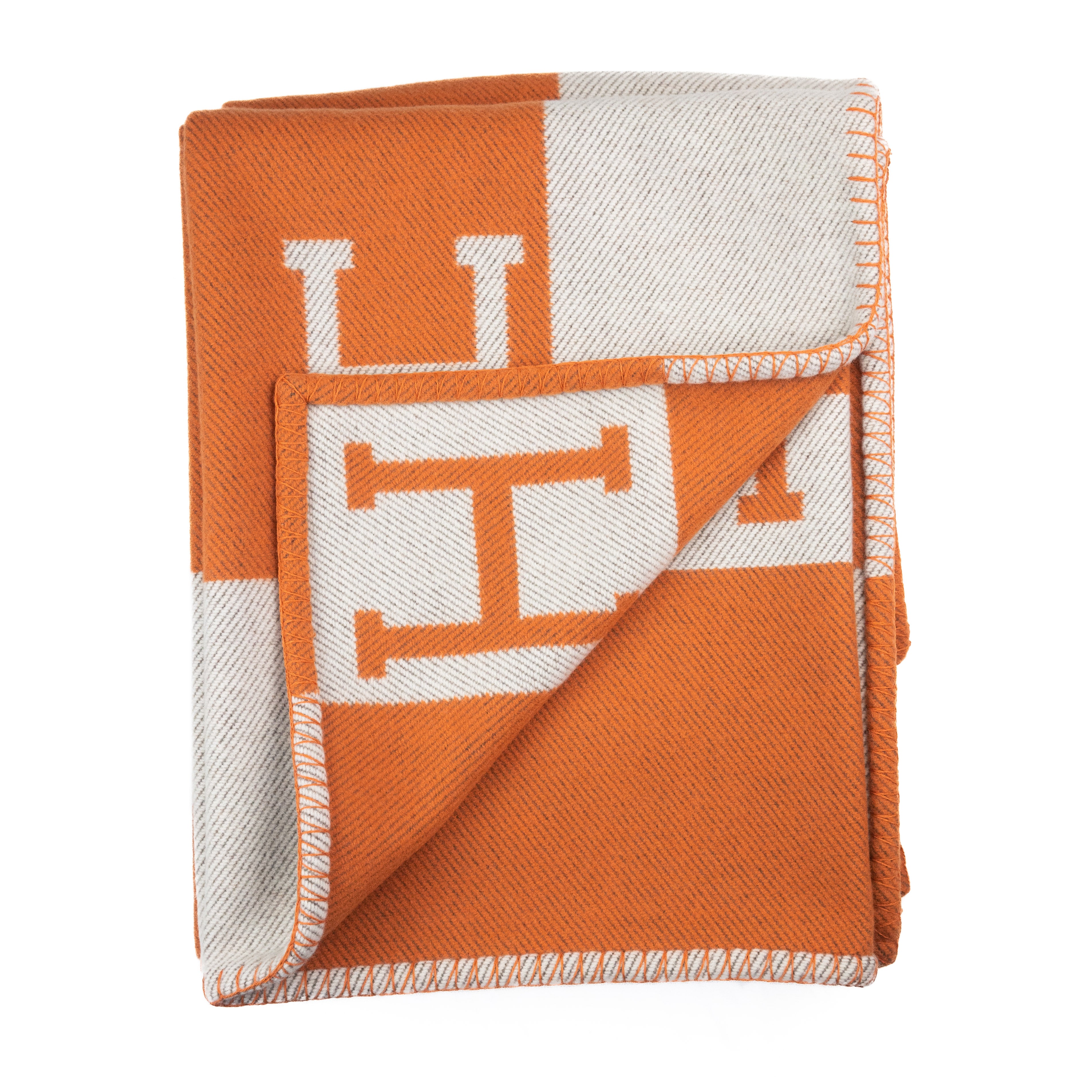 orange hermes blanket dupe