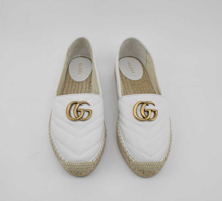 GUCCI WOMEN'S MATELASSÉ ESPADRILLE — Luxurysnob