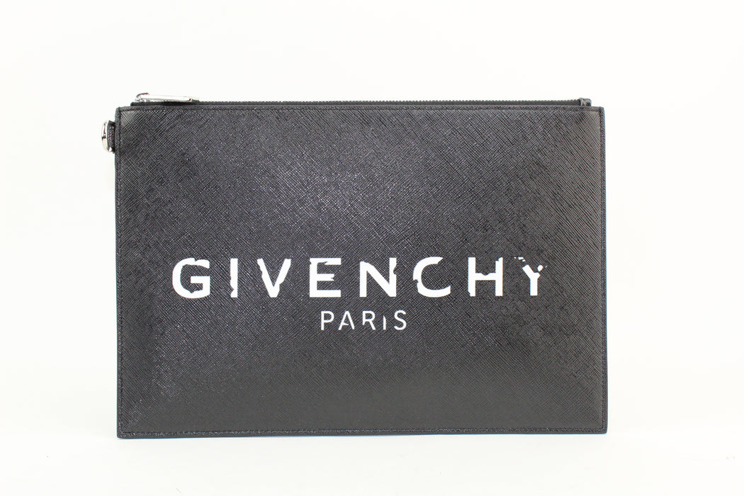 Givenchy Vintage-effect Logo Pouch — LSC INC