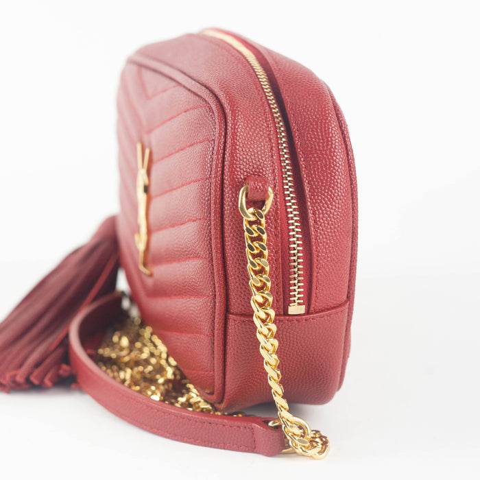 SAINT LAURENT MINI LOU QUILTED LEATHER CROSSBODY BAG | LuxurySnob ...