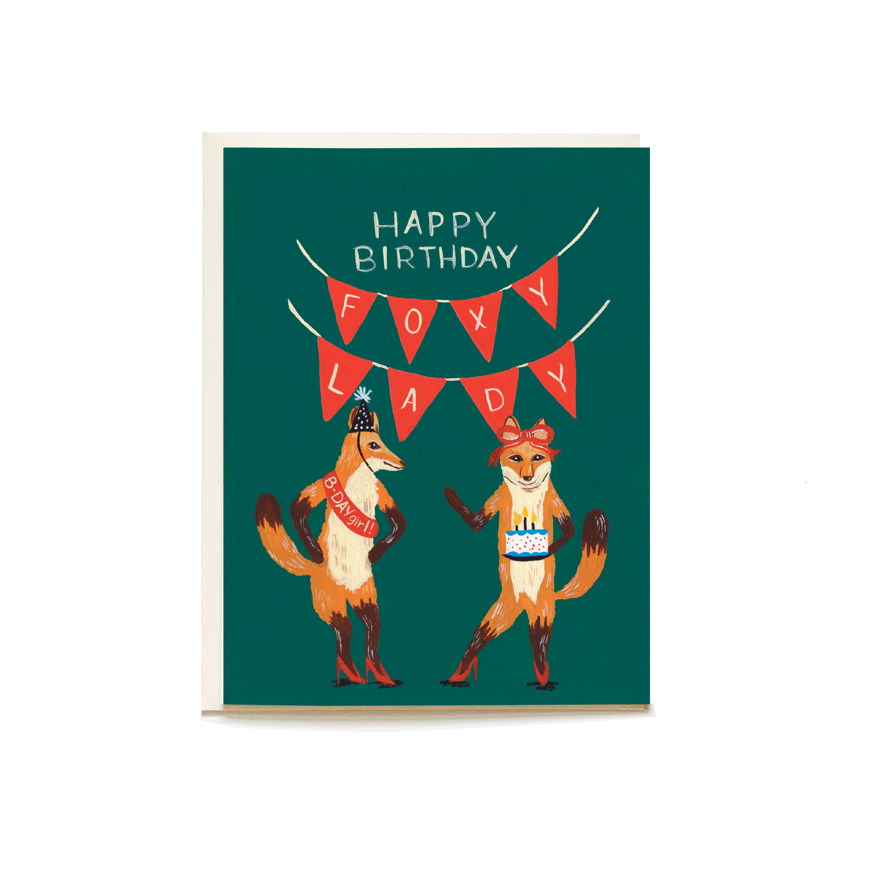 Foxy Lady Birthday Card Penpillar Llc 