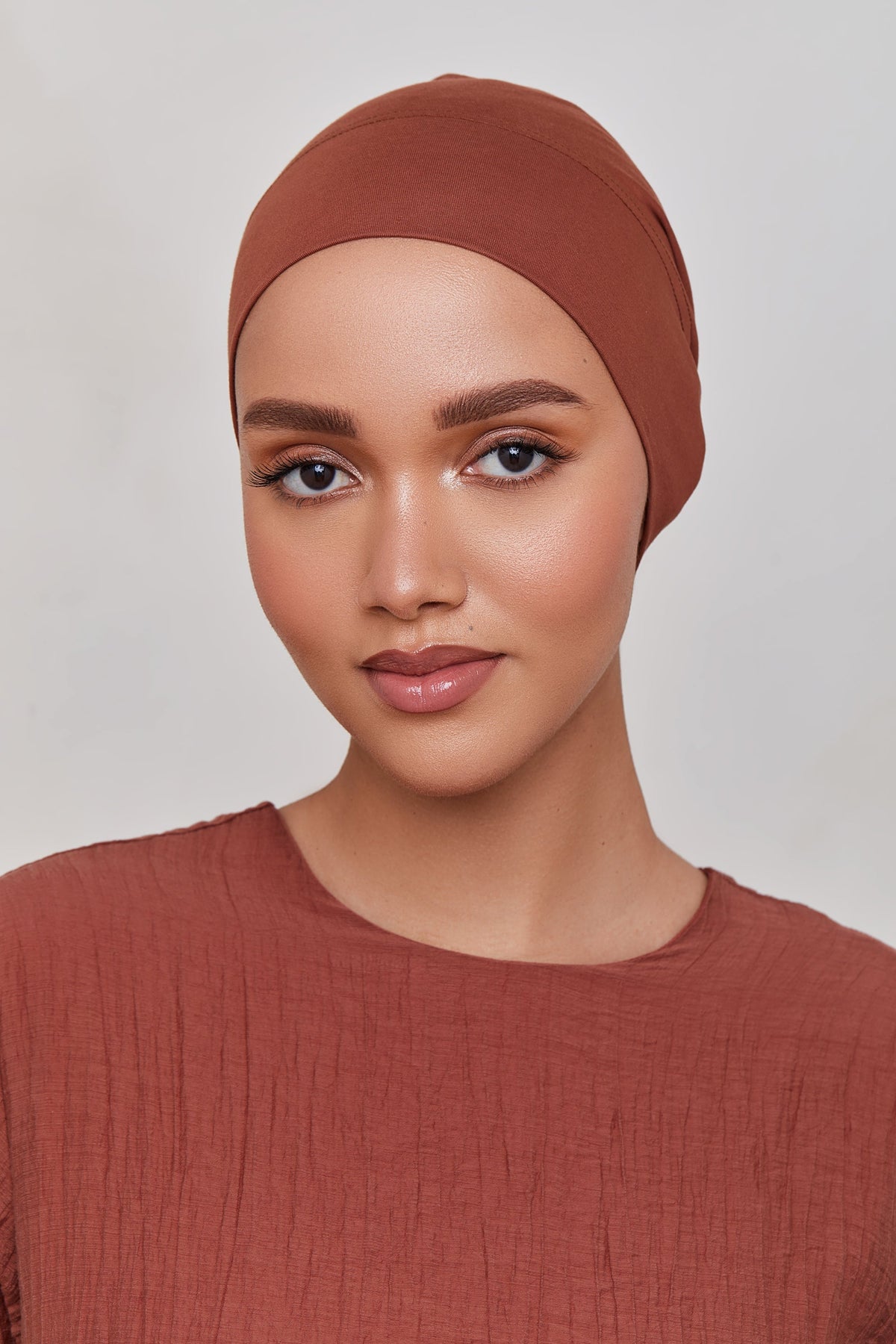 Veiled Collection Full Coverage Undercap - Cafe Brown