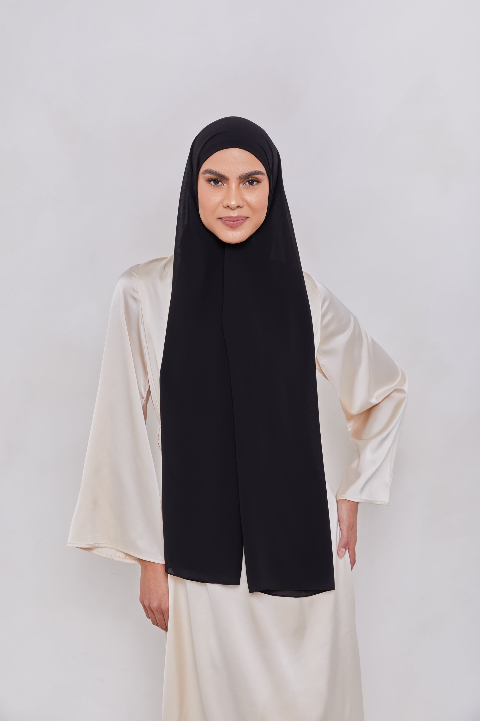 Essential Chiffon Hijab - Barely Beige