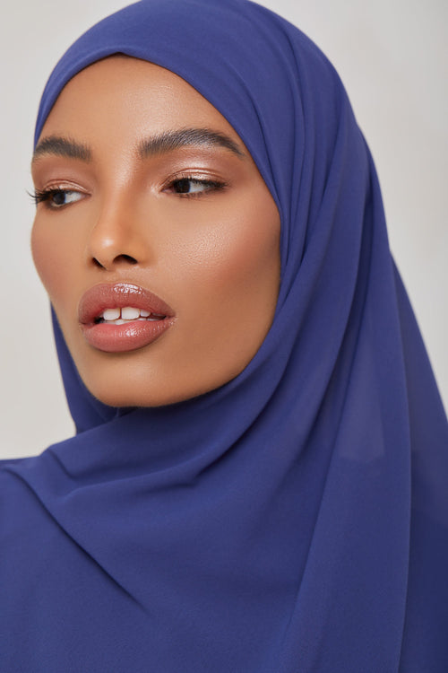Essential Chiffon Hijab - Indigo