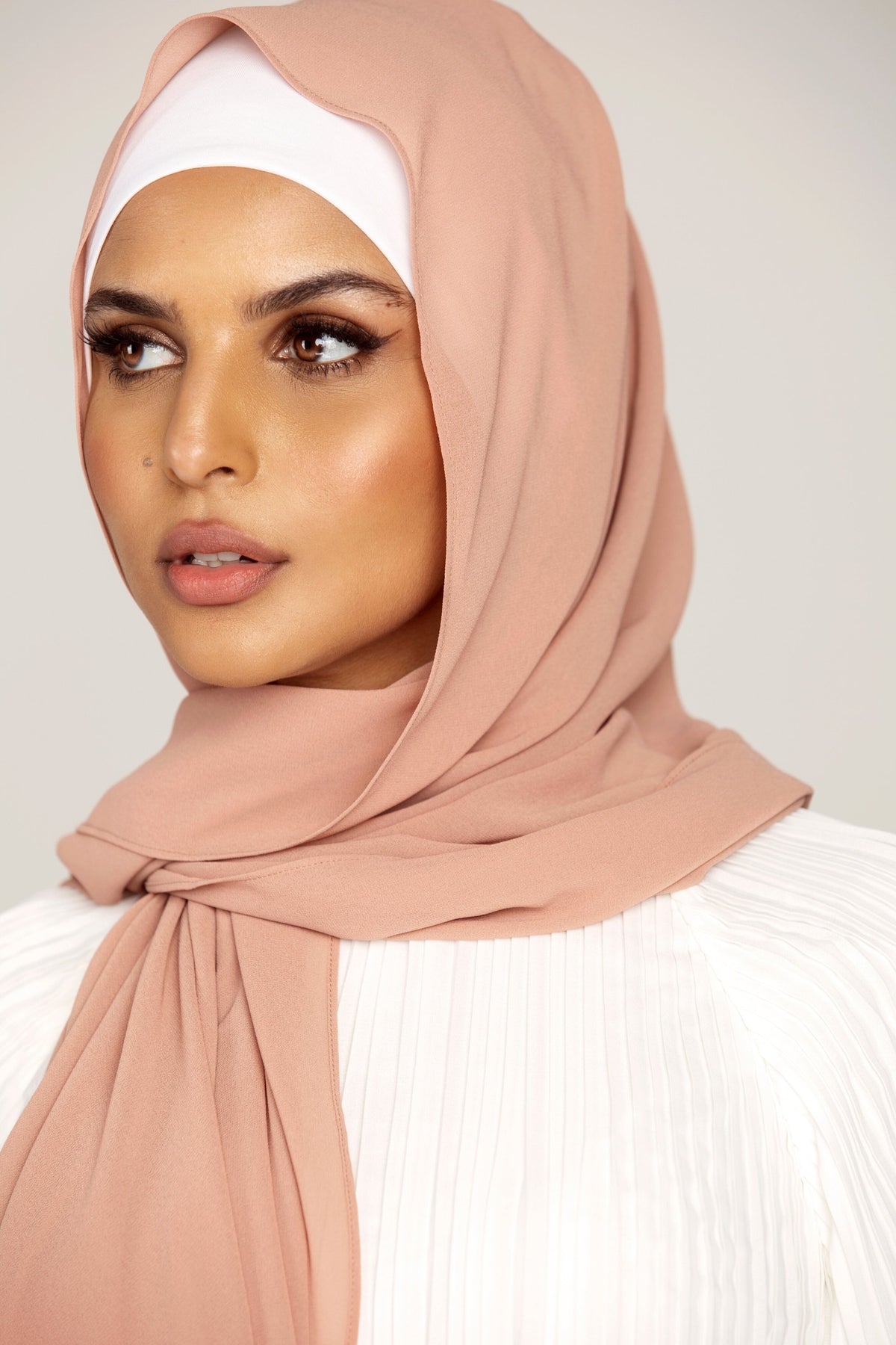 Essential Chiffon Hijab - Barely Beige