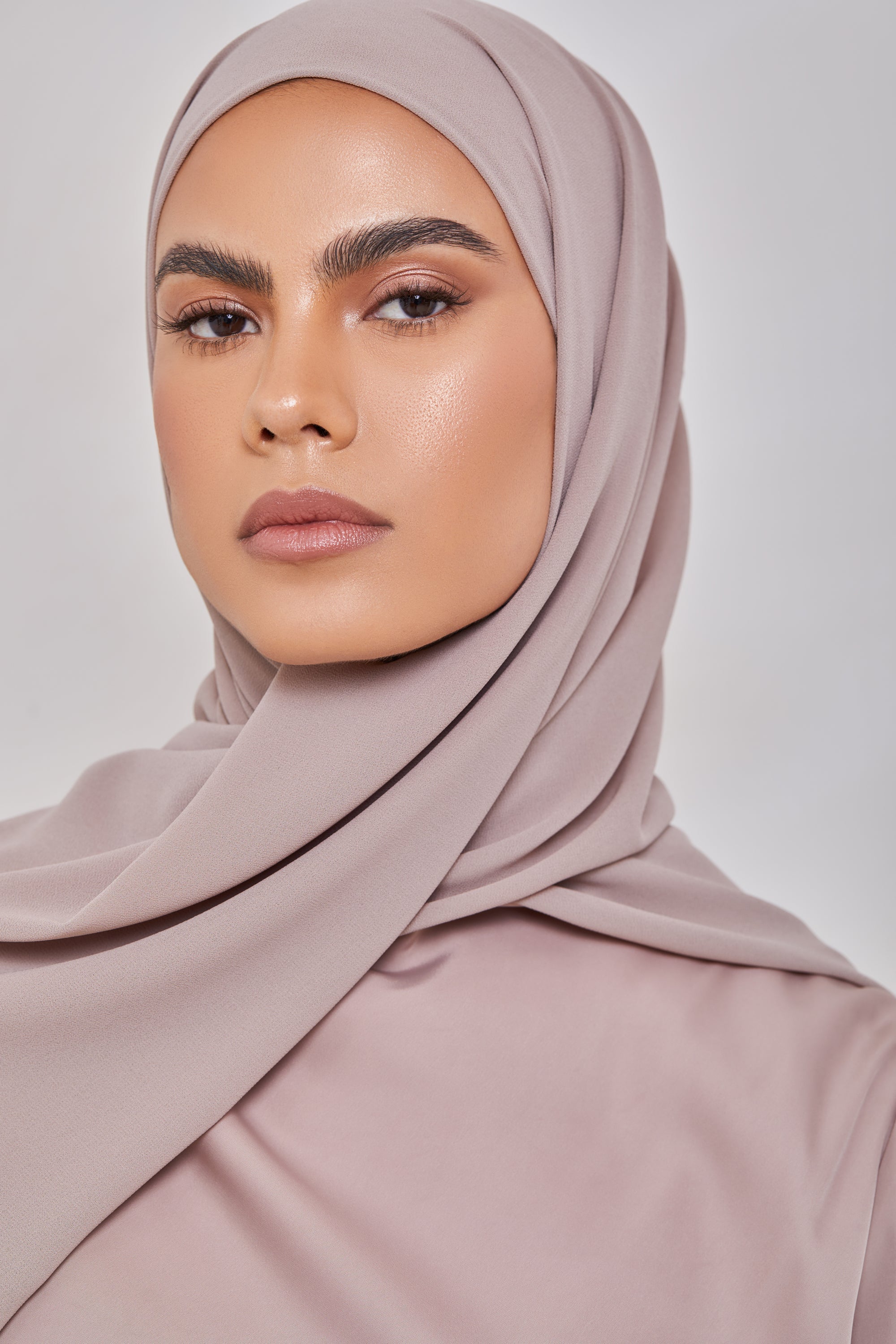 Image of Essential Chiffon Hijab - Taupe