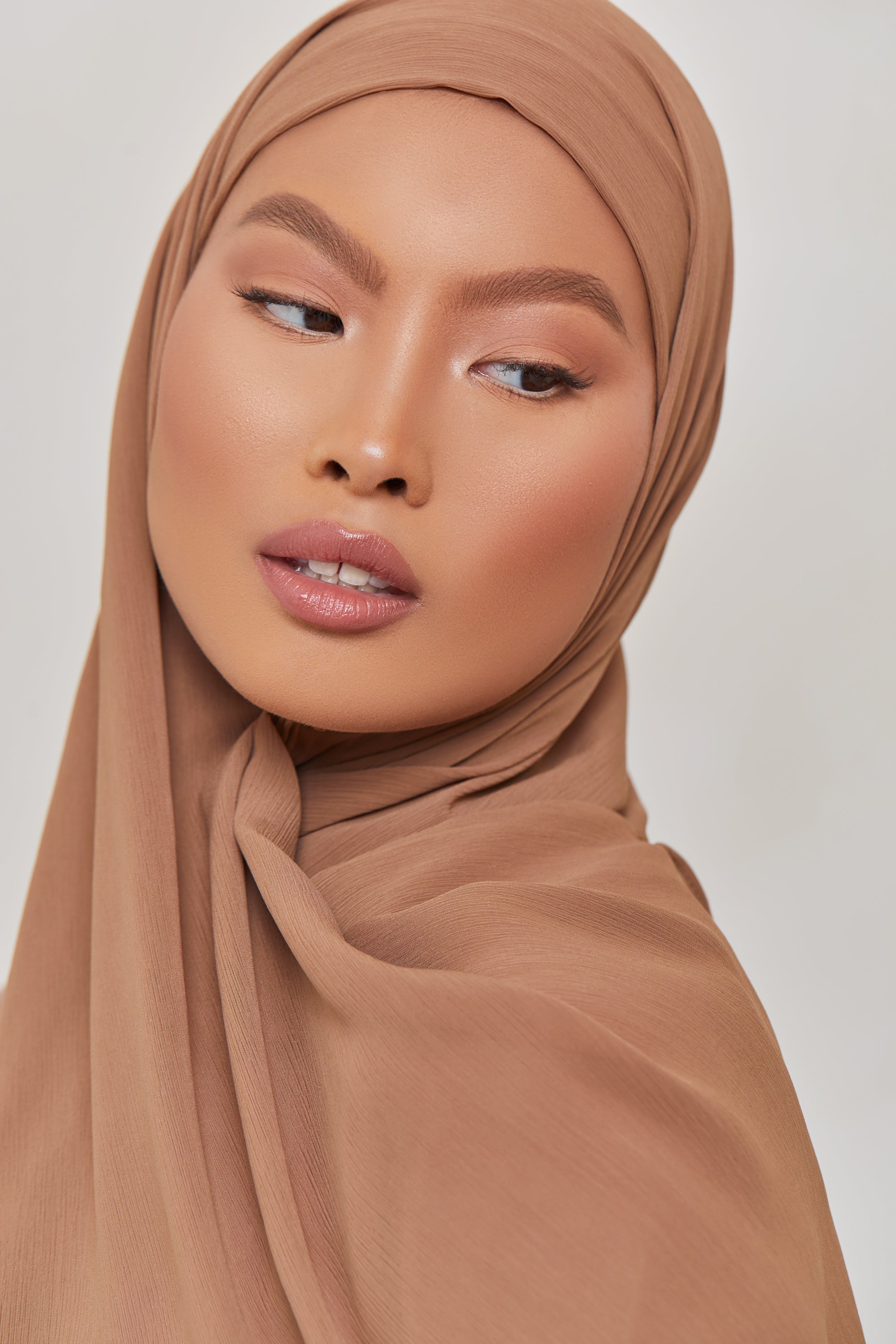 Image of Georgette Crepe Hijab - Cumin