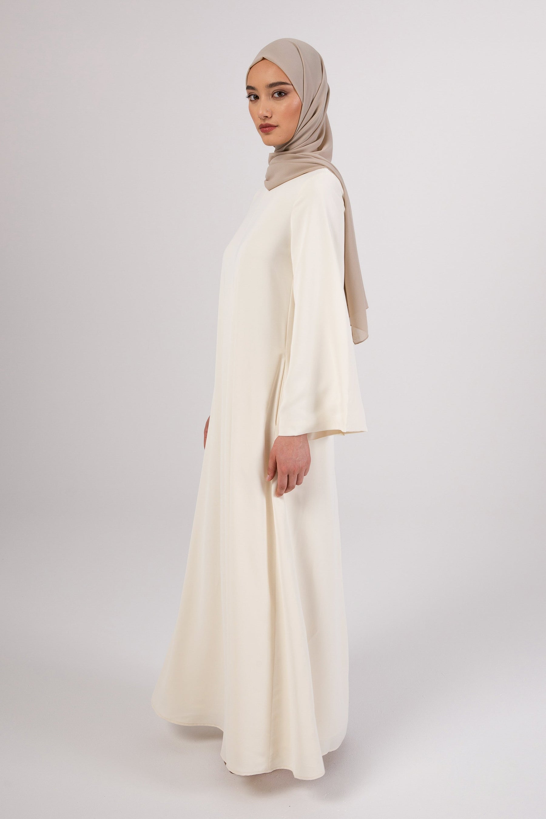 Laatste Email Inpakken Jenna Flowy Circle Maxi Dress - Off White