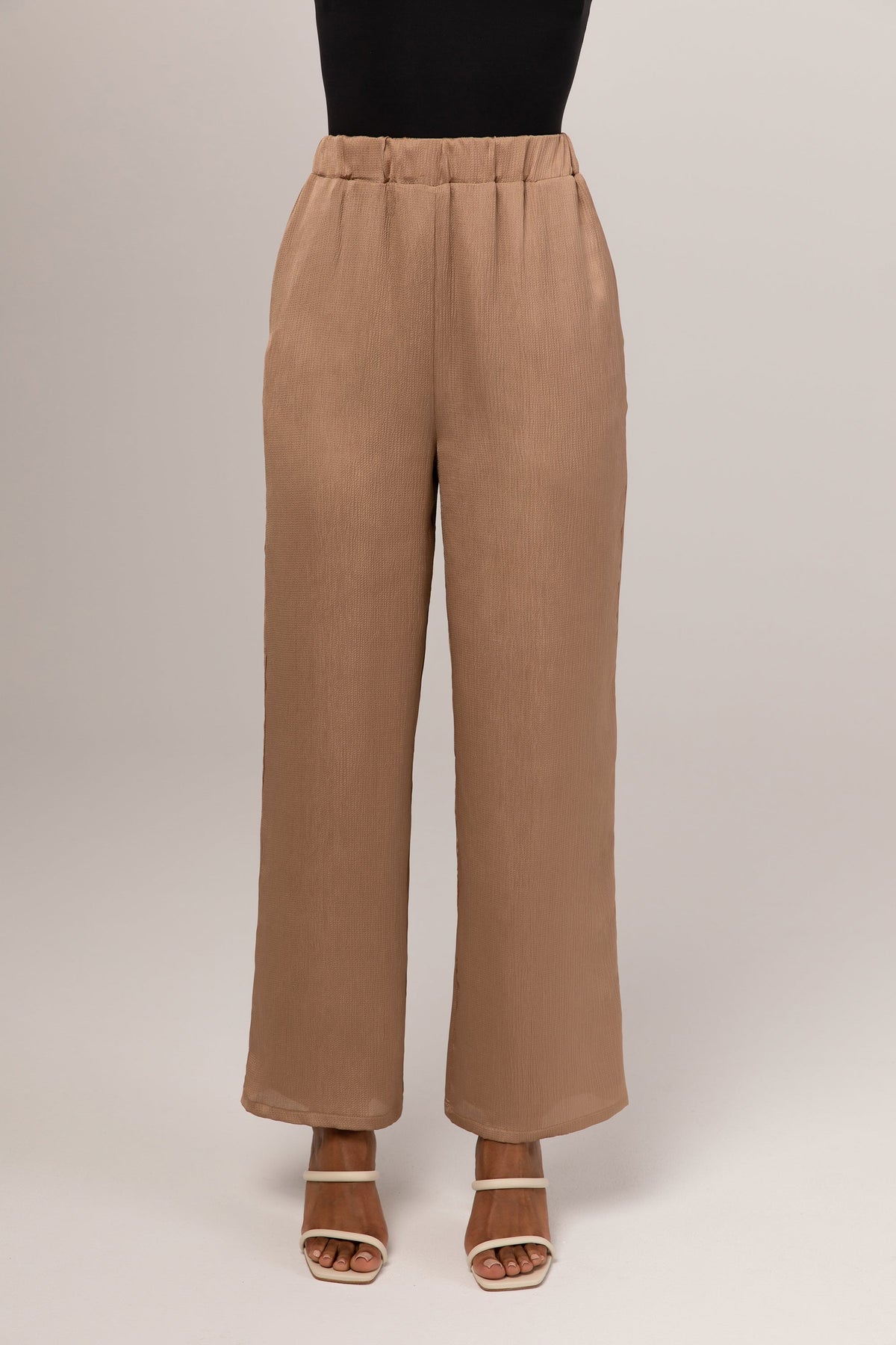 HATOS BAR COOKS Easy Wide Pants L-