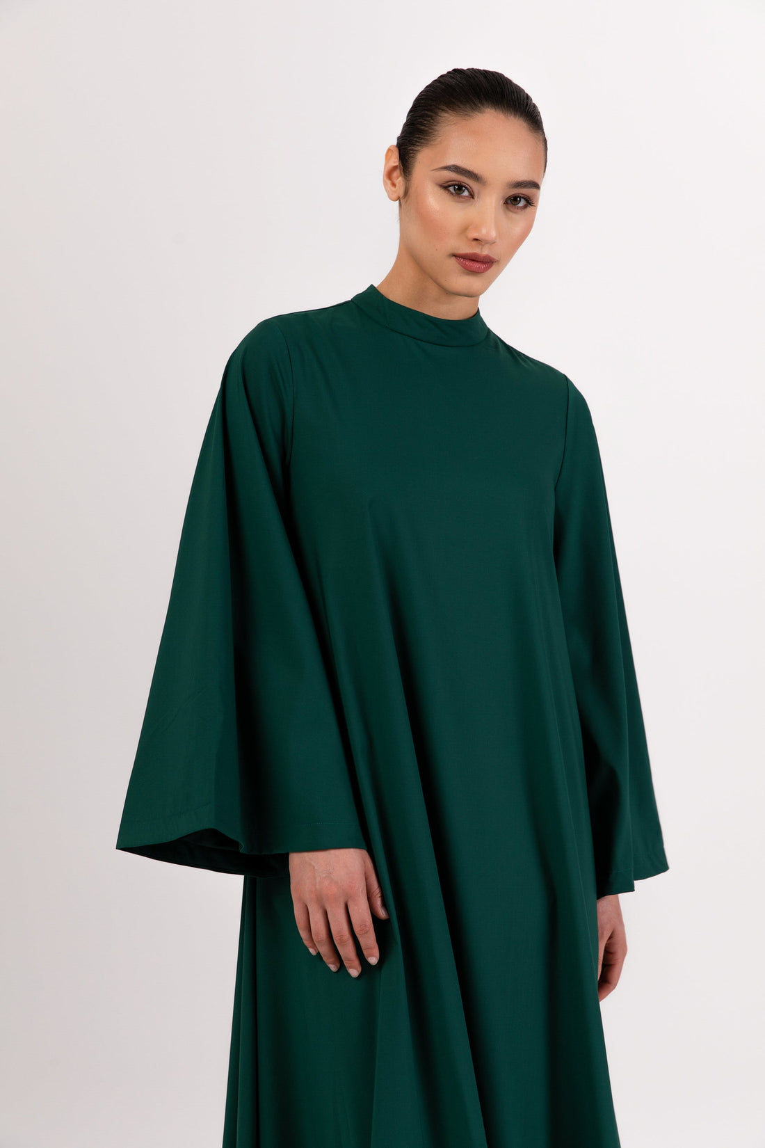 Safira Ruffle Hem Maxi Dress - Emerald
