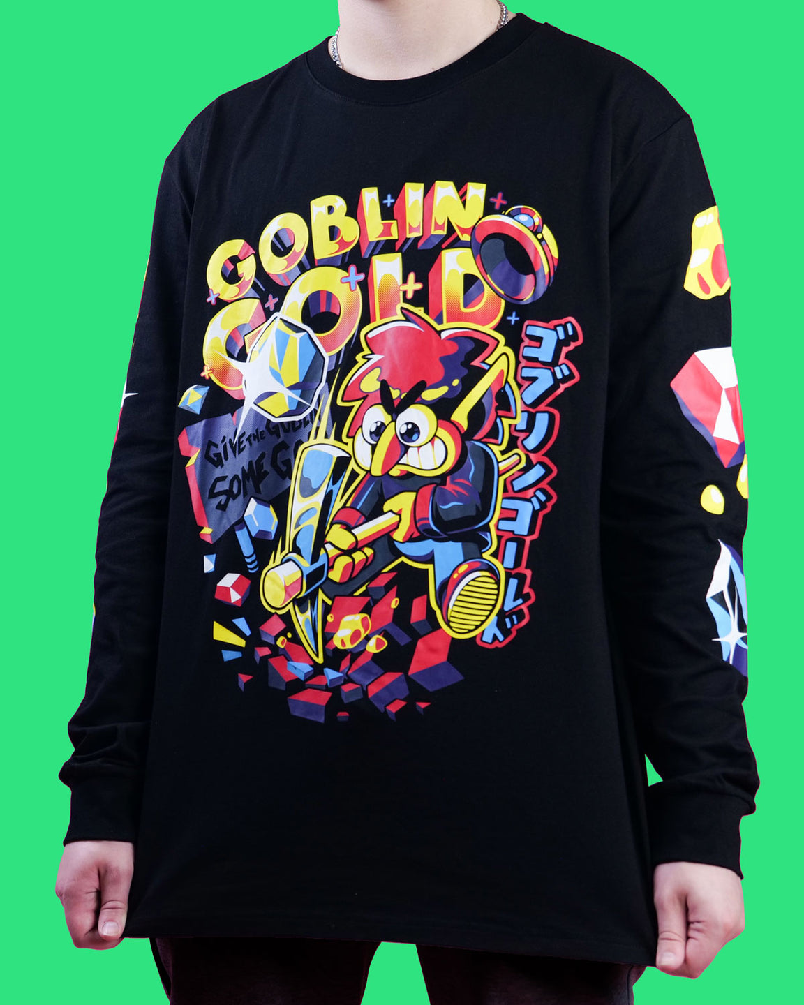 Goblin Longsleeve Cool Shirtz - roblox gold shirt