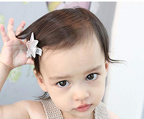 StylesILove Baby Princess Little Girls Cartoon Animal Bow Hair Clips Assorted Design Mixed Colors 6pcs Set